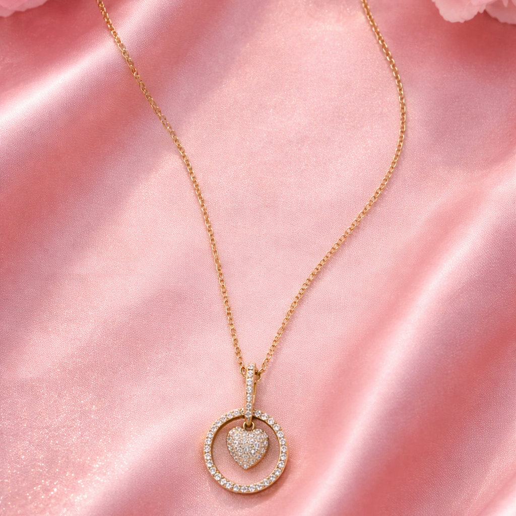 Celestial Love Circle Necklace