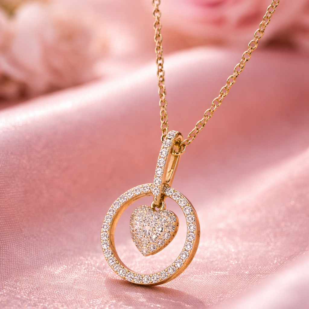 Celestial Love Circle Necklace