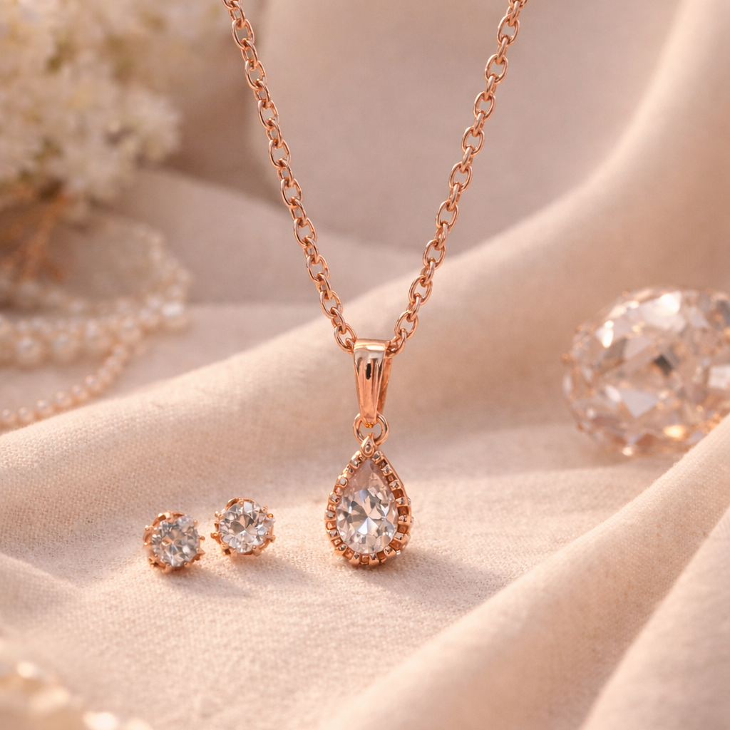 Rose Aurelia Teardrop Set