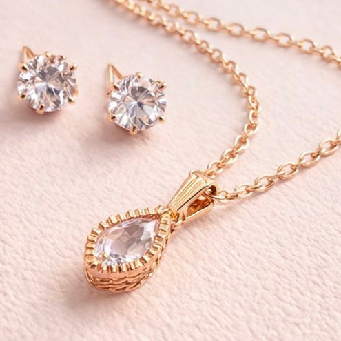 Rose Aurelia Teardrop Set