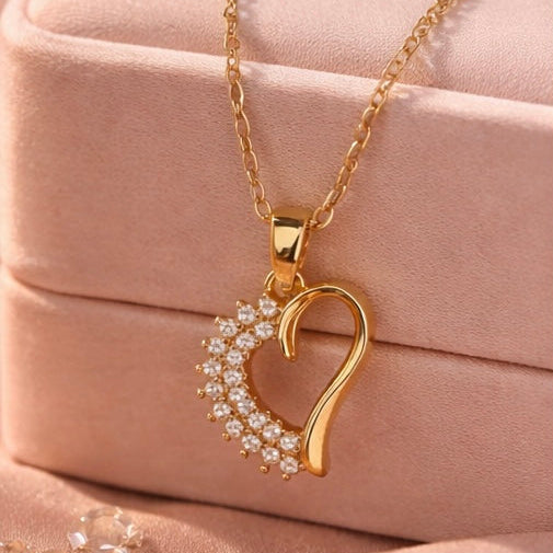 Twilight Heart Charm Necklace