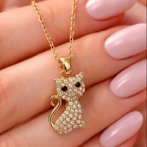 Golden Purr Glam Necklace