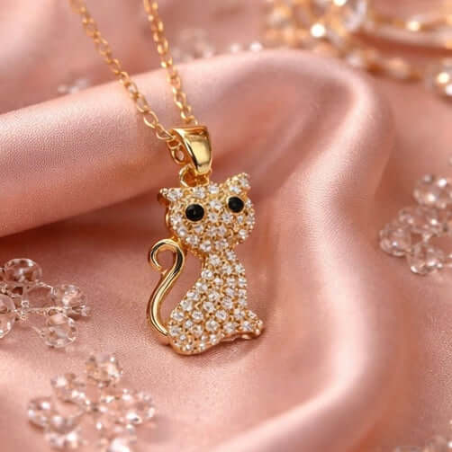 Golden Purr Glam Necklace