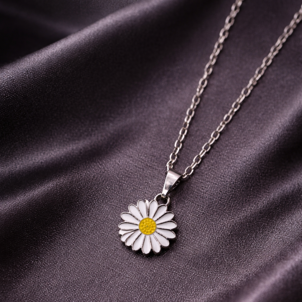 Everyday Daisy Minimal Necklace for Girls